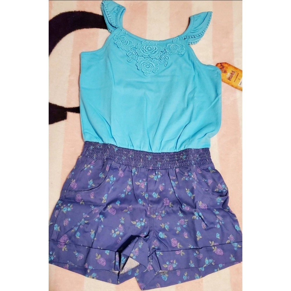 NWT Romper or Jumpshort for small girl size 6